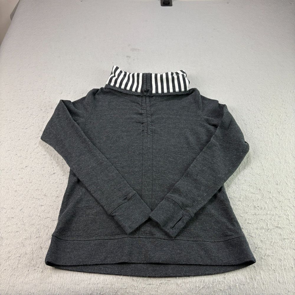 Lululemon‎ Shirt Womens Size 6 Gray In A Cinch Pullover Sweater Reversible